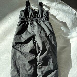 LL bean snow bibs black kids 5-6